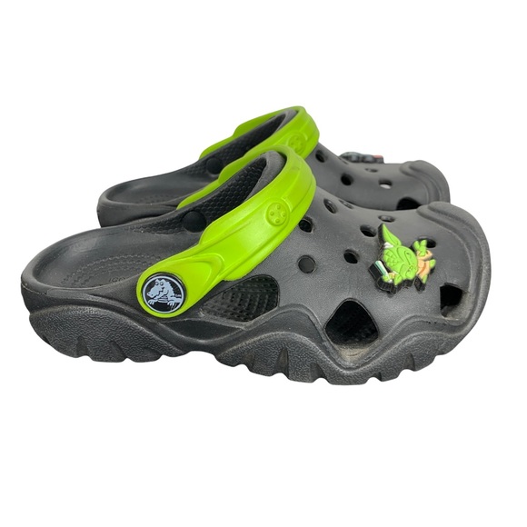 CROCS Shoes Crocs Swiftwater Clogs Star Wars Yoda Jibbitz Toddler 1